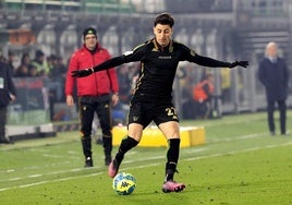 Antonio Candela, durante un partido con el Venezia esta misma temporada.