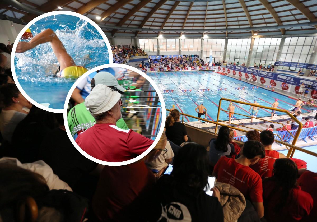 Imágenes de pruebas en la piscina Laura López, de salvamento y socorrismo, y de tiro con arco.