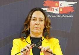 La secretaria general del Grupo Socialista en las Cortes de Castilla y León, Rosa Rubio.