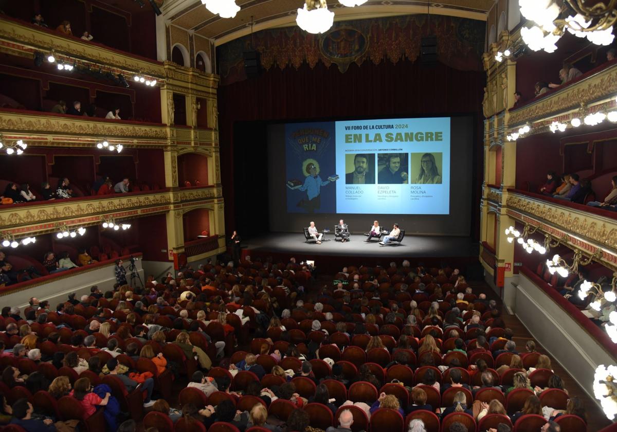 Conversación 'En la sangre', dentro de la pasada edición del Foro de la Cultura.