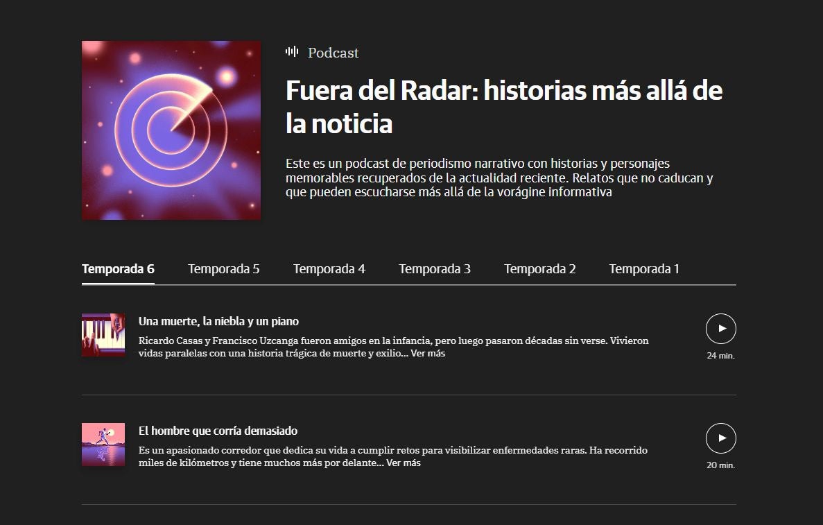 Fuera del Radar.