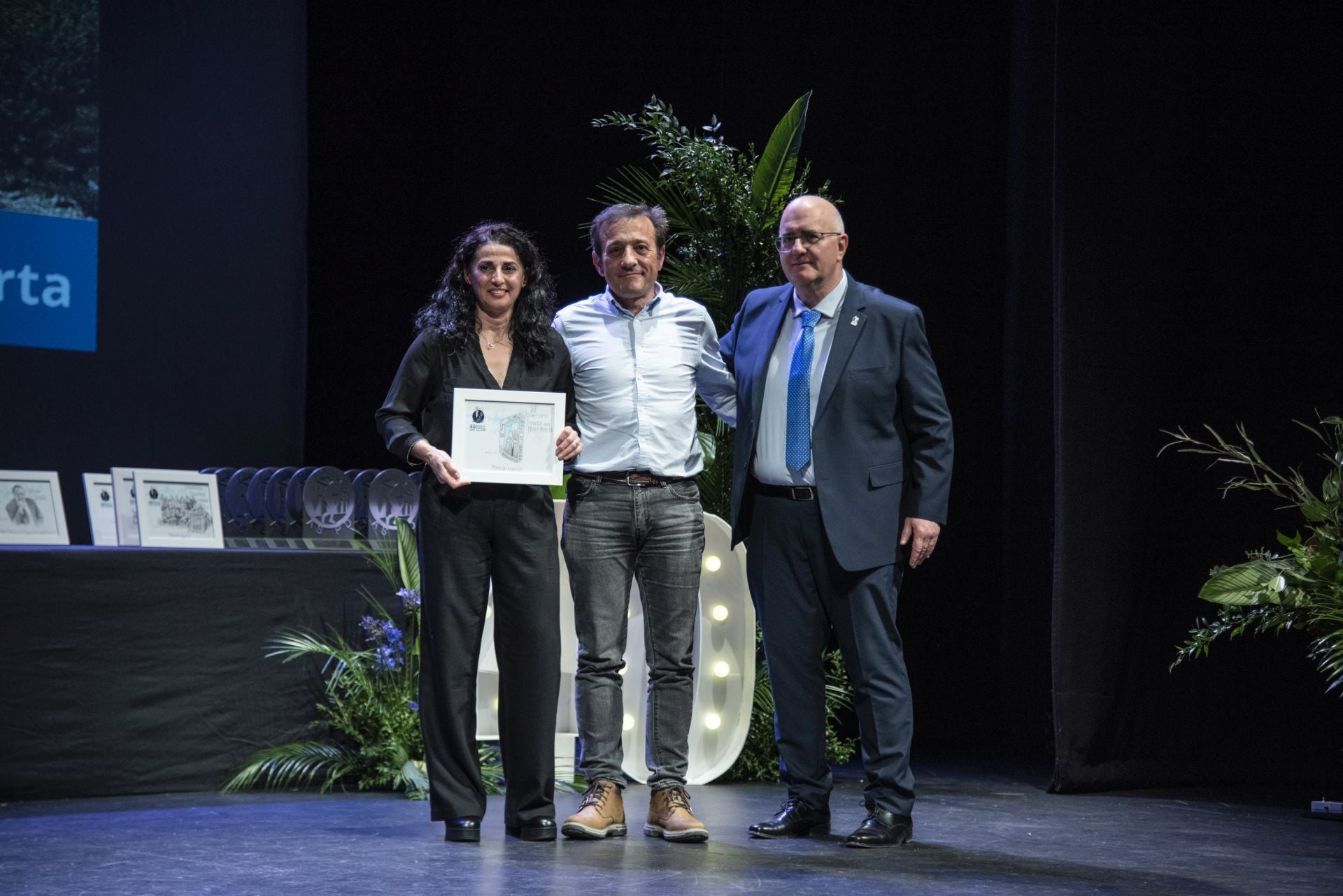 Fotos de los premiados en la Gala del Deporte de Segovia