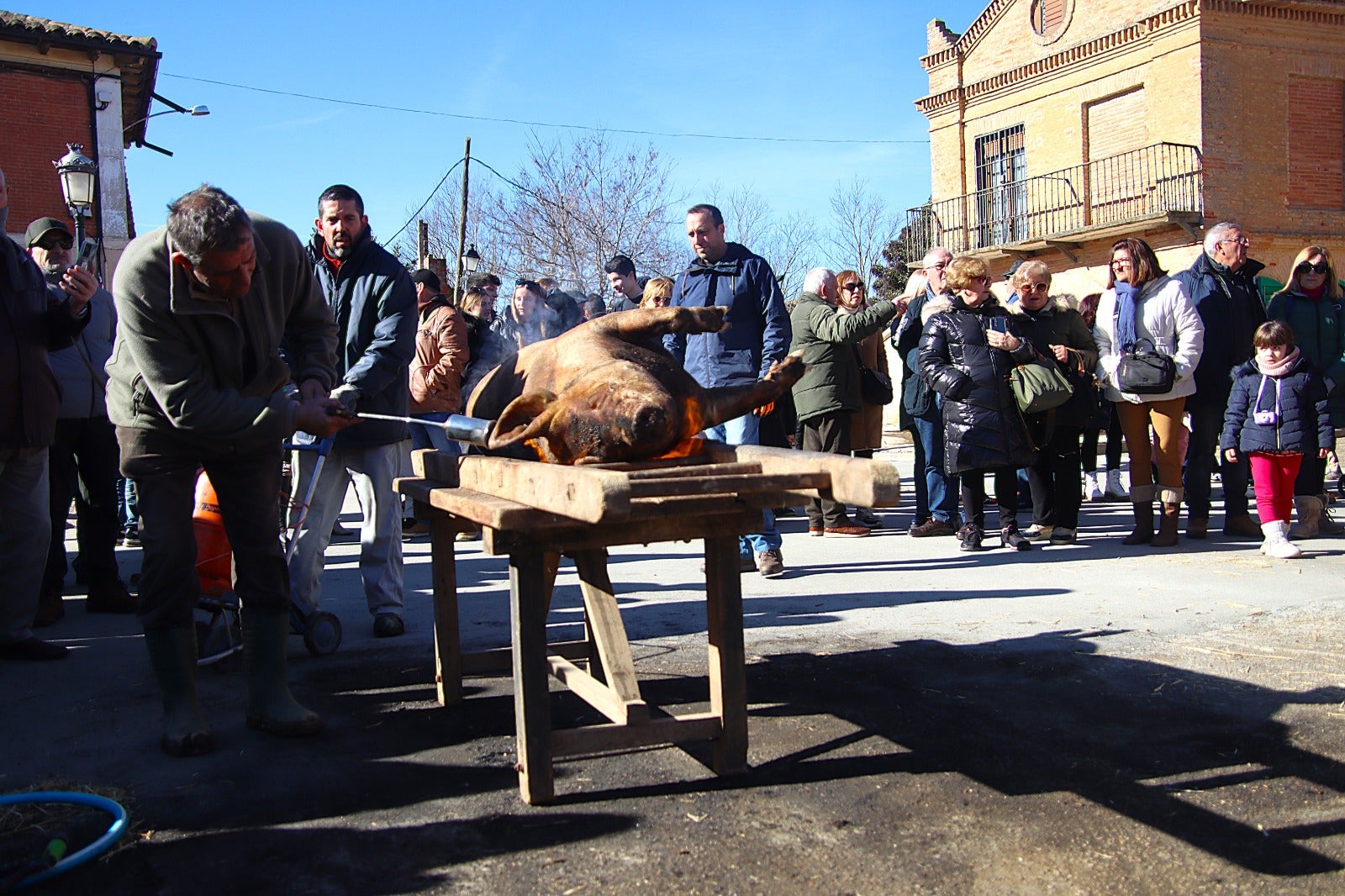 Palazuelo de Vedija celebra la fiesta de la matanza