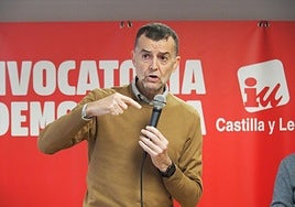 Antonio Maíllo, este sábado en Valladolid.