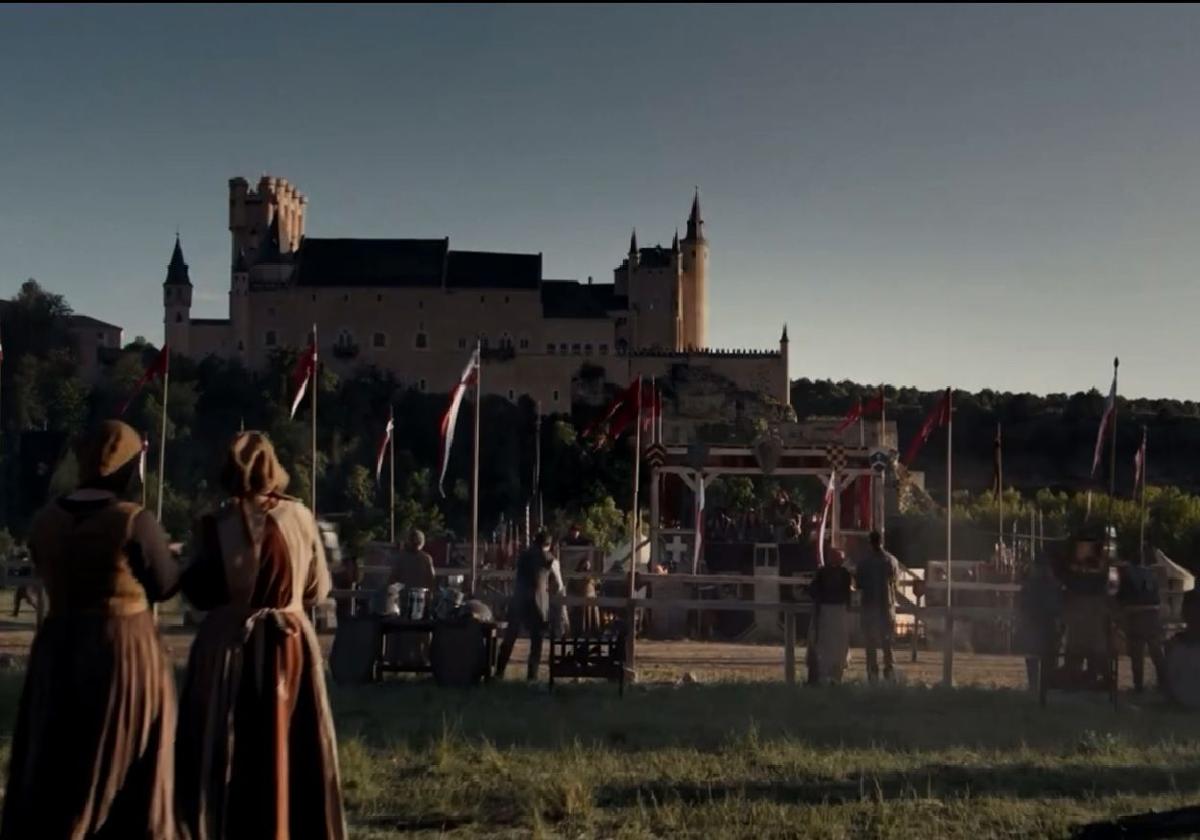 Captura del vídeo del anuncio en el que aparece el Alcázar de Segovia, emitido durante la Super Bowl.