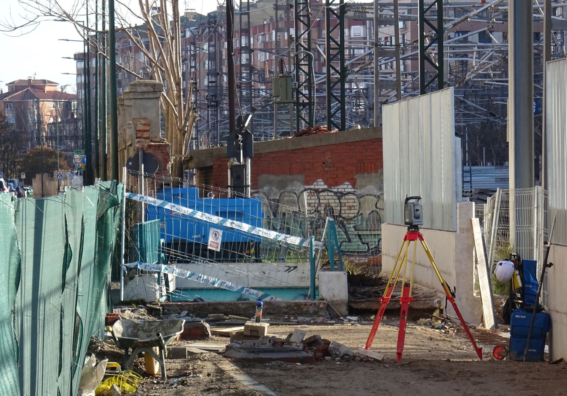 Las imágenes de las obras de la Calle Estación