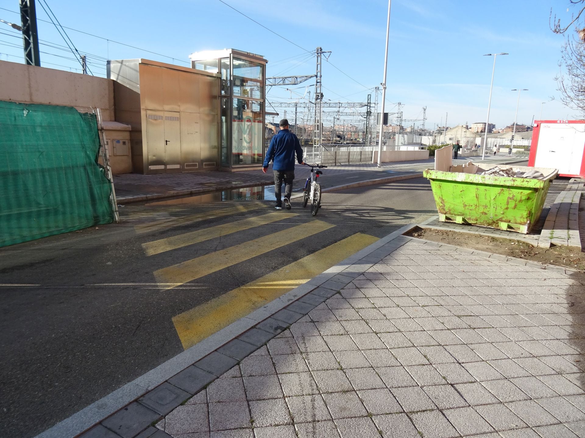 Las imágenes de las obras de la Calle Estación