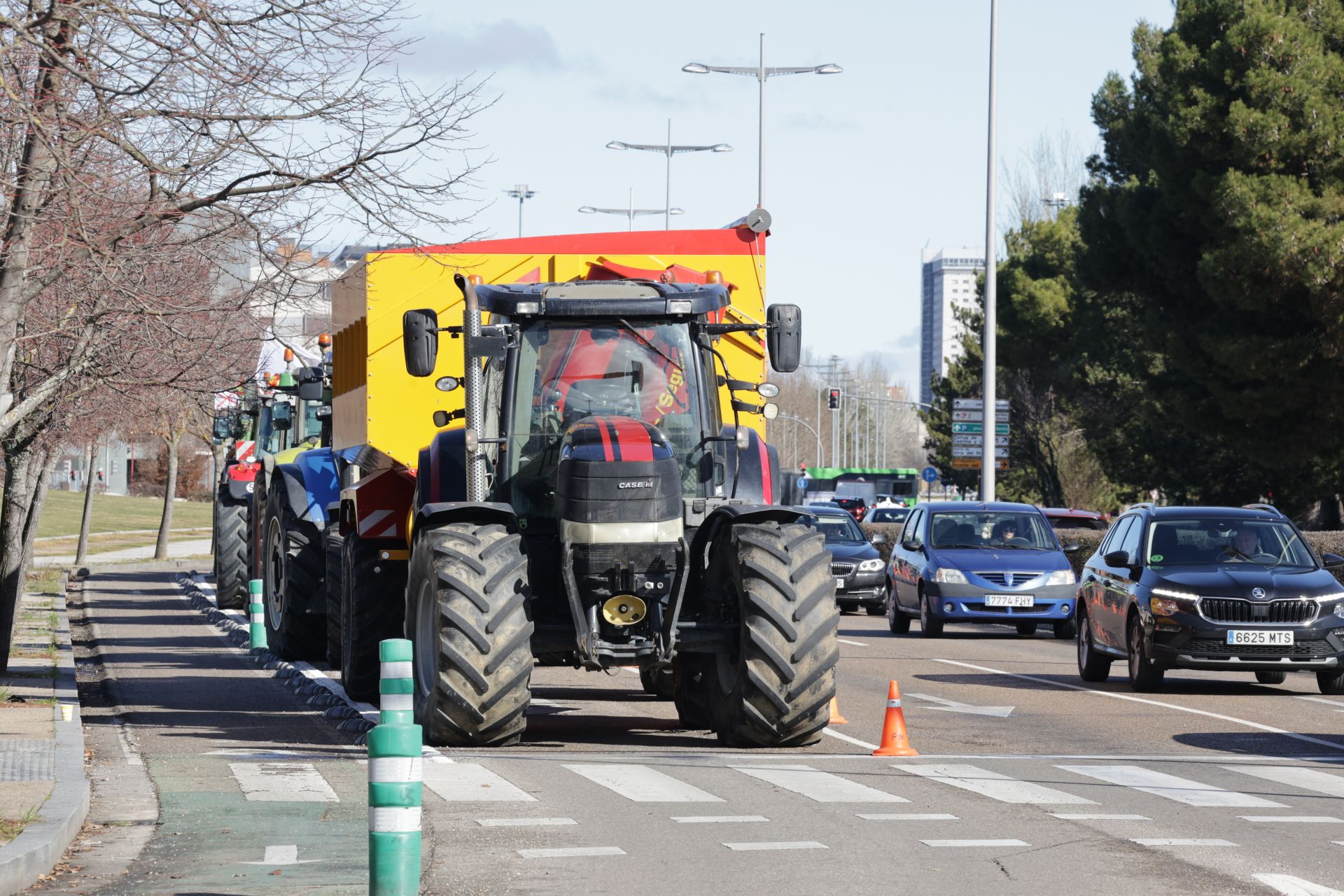 Agricultores y ganaderos protestan en Valladolid por el acuerdo con Mercosur