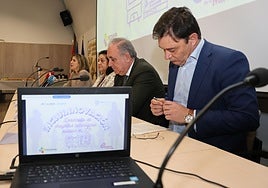 Gonzalo Cebrián, José Antonio Rubio, Inmaculada Gutiérrez y Susana García, de derecha a izquierda.