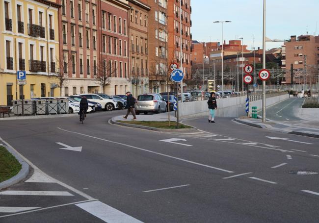 La calle Estación, reabierta ya al tráfico en su totalidad.