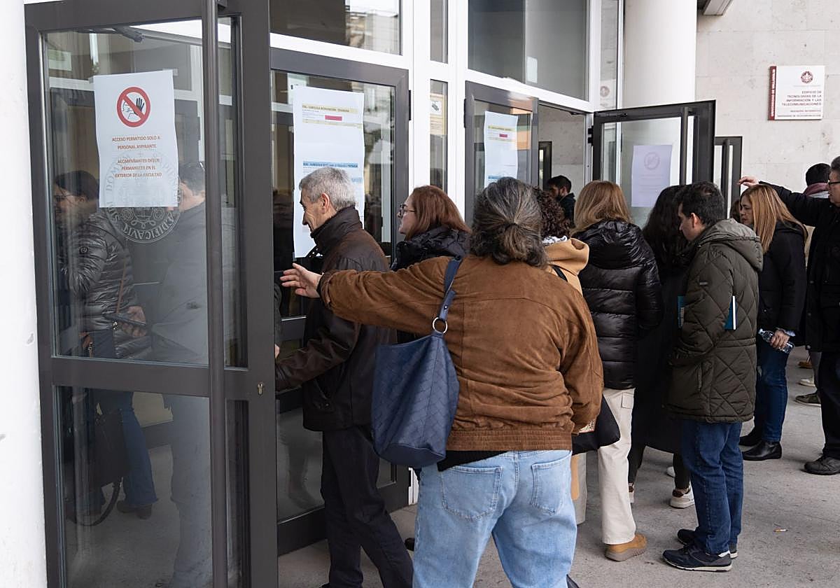 Las imágenes de las oposiciones locales en Valladolid