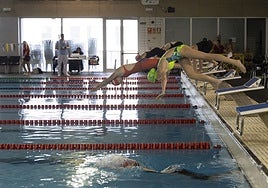 Campeonato de natación adaptada en las piscinas de Rio Esgueva