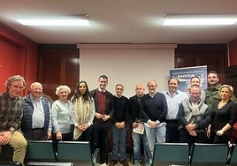 Participantes de la jornada de defensa del patrimonio.