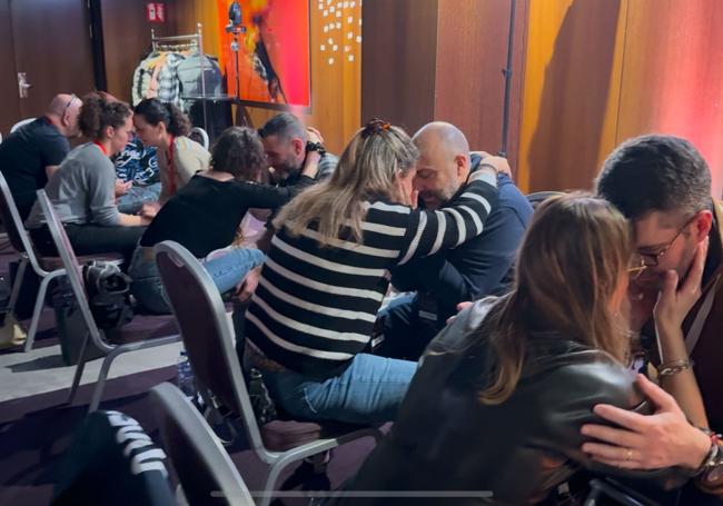 Las parejas participaron en distintos juegos y actividades