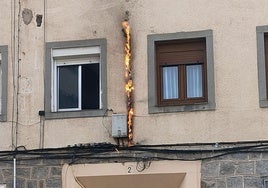 Incendio de cables eléctricos en el barrio de San José