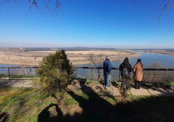 Vista del Duero desde el paseo de la Muela de Castronuño.