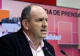 El secretario provincial del PSOE de Segovia, José Luis Aceves.