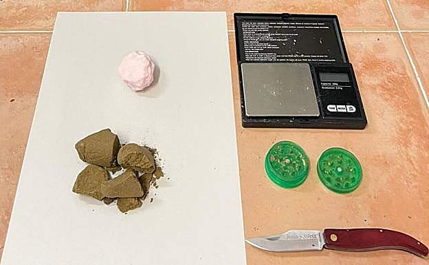 Sustancias incautadas.