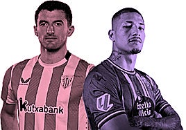 Raúl Moro celebra el gol que marcó la primera vuelta frente al Athletic Club en Zorrilla