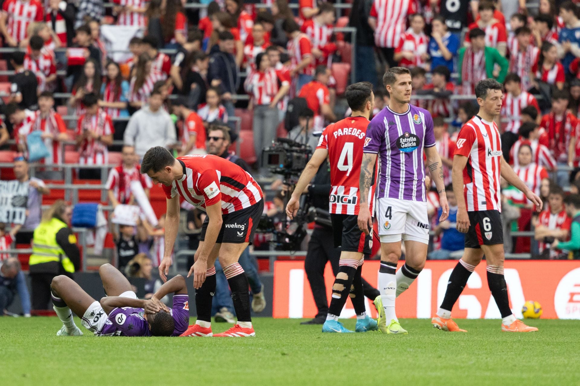 Las imágenes del partido entre el Athletic y el Real Valladolid