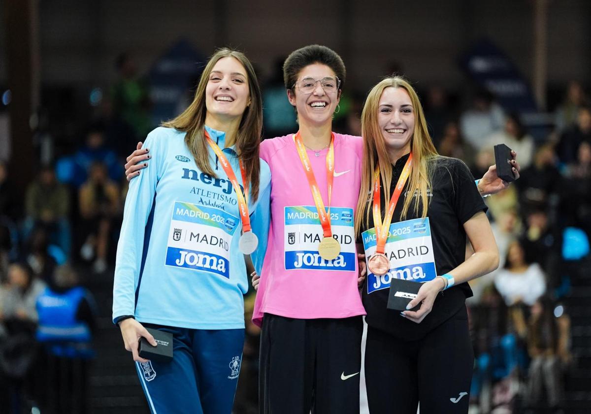 Imagen principal - Castilla y León suma nueve medallas y dos títulos en el Nacional absoluto de Gallur