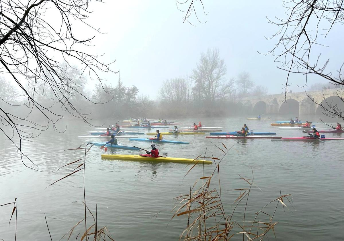 Palistas en el Campeonato Provincial de Torquemada.