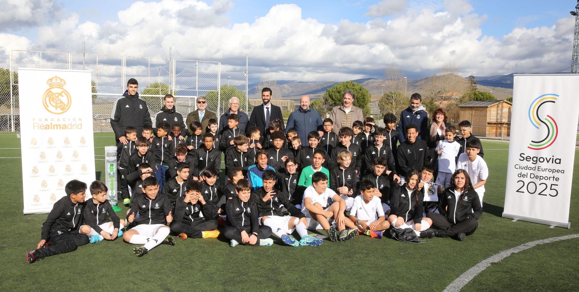 Fotos de la visita de Álvaro Arbeloa a Segovia