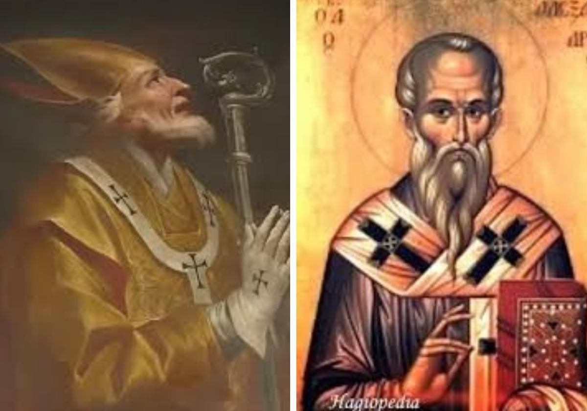 San Beato Roberto Drury y San Faustiniano de Bologna.