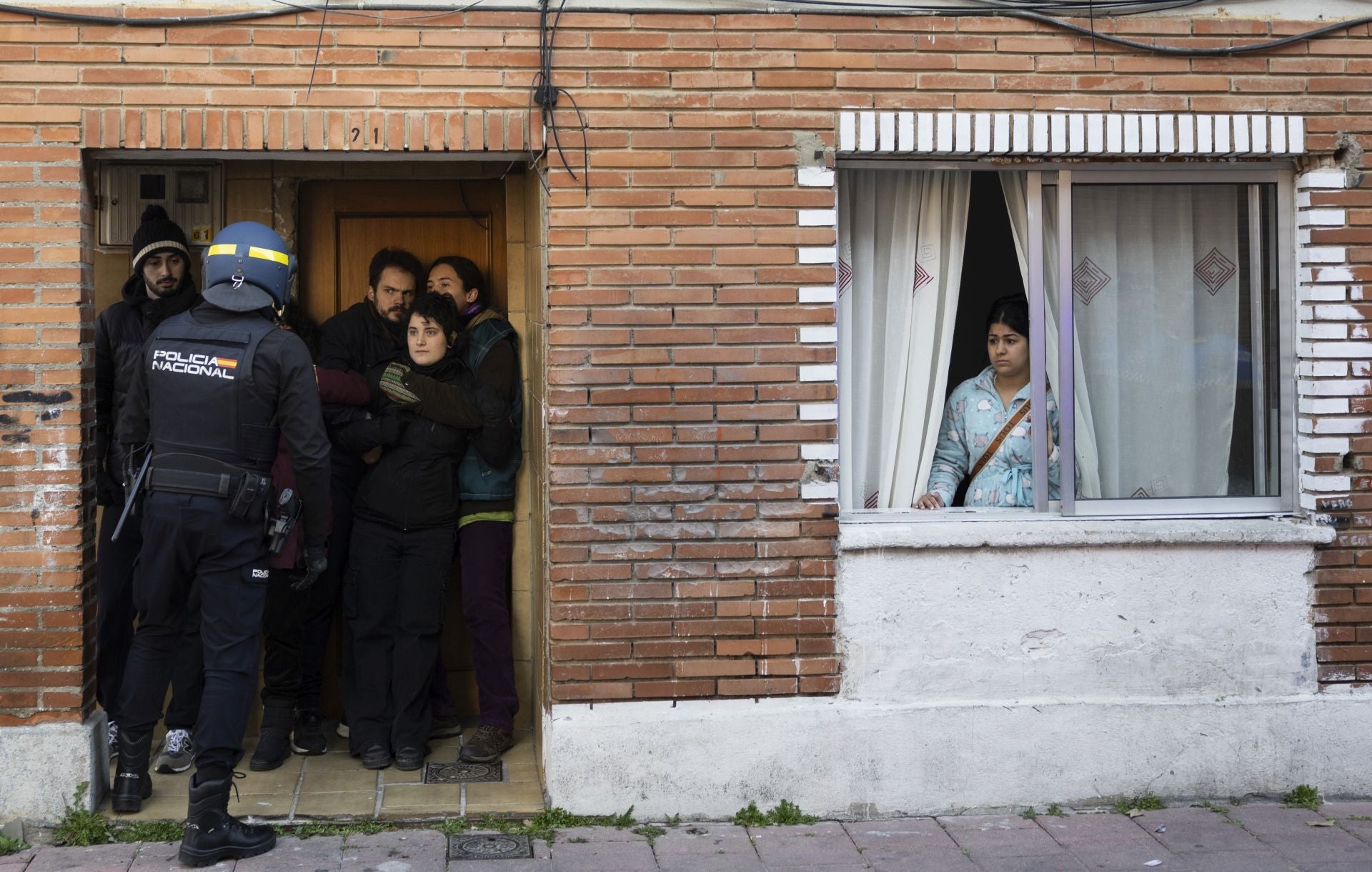 Desahucio de Verónica en el Barrio España