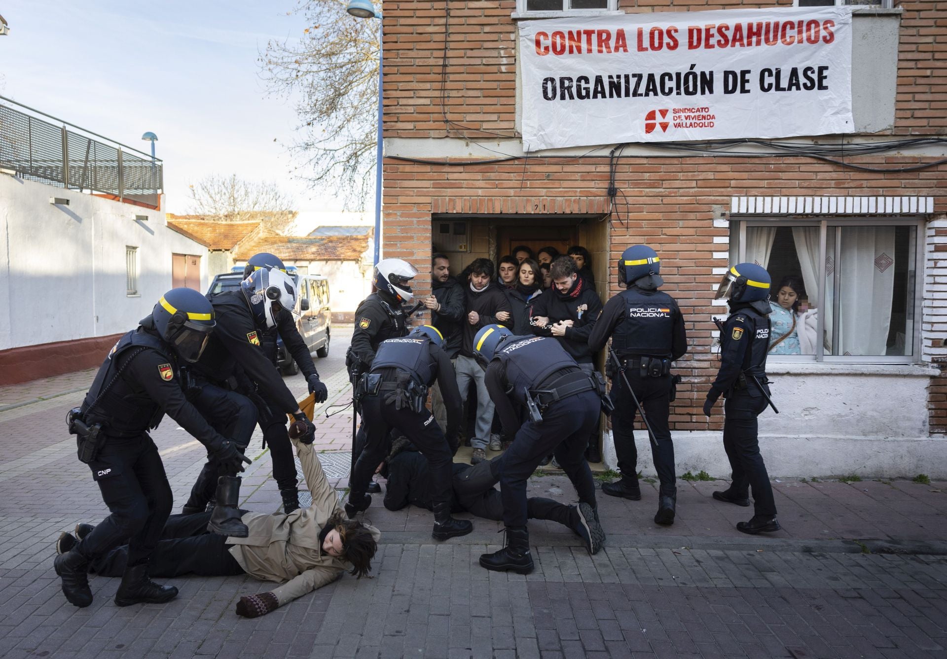 Desahucio de Verónica en el Barrio España