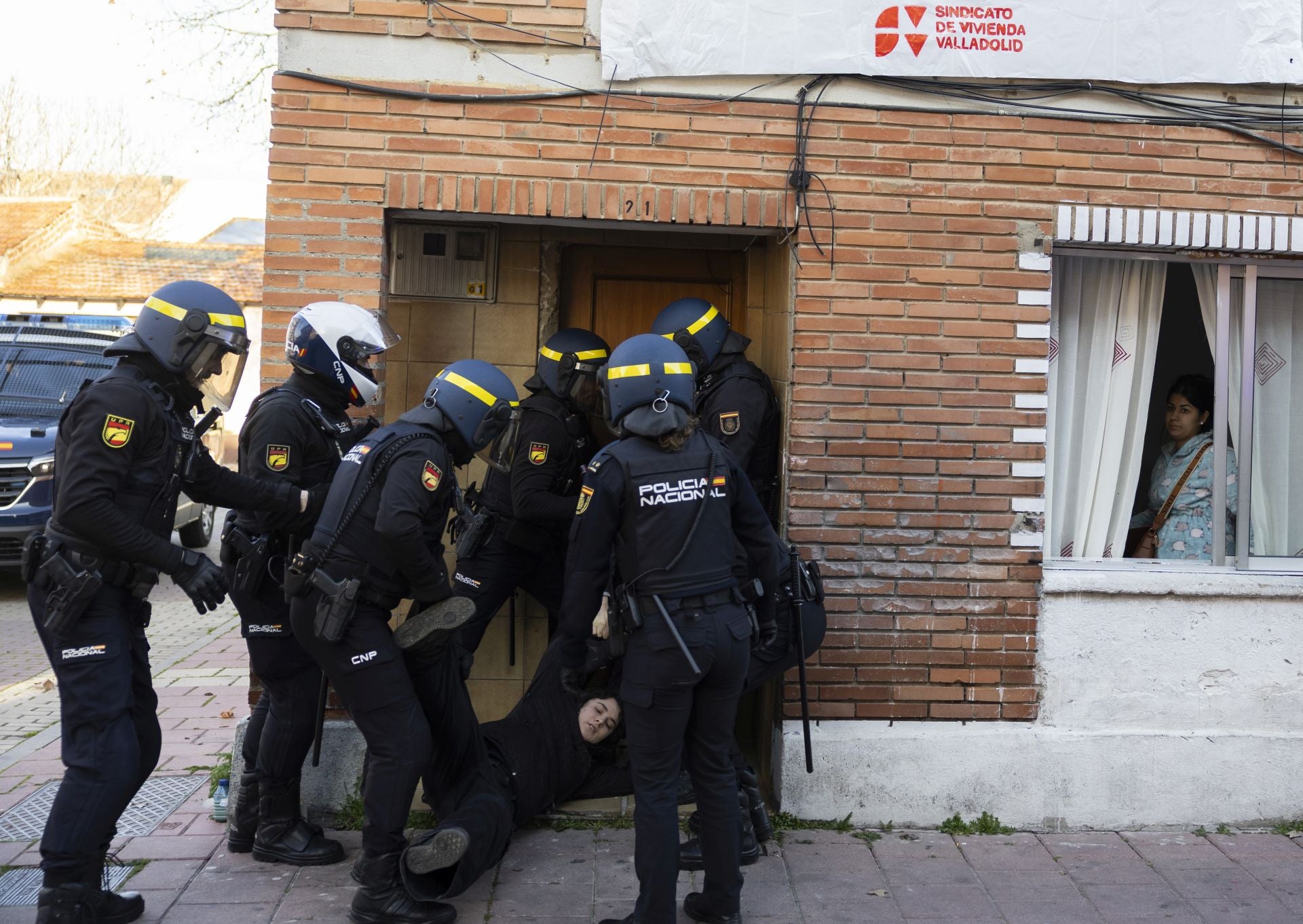 Desahucio de Verónica en el Barrio España