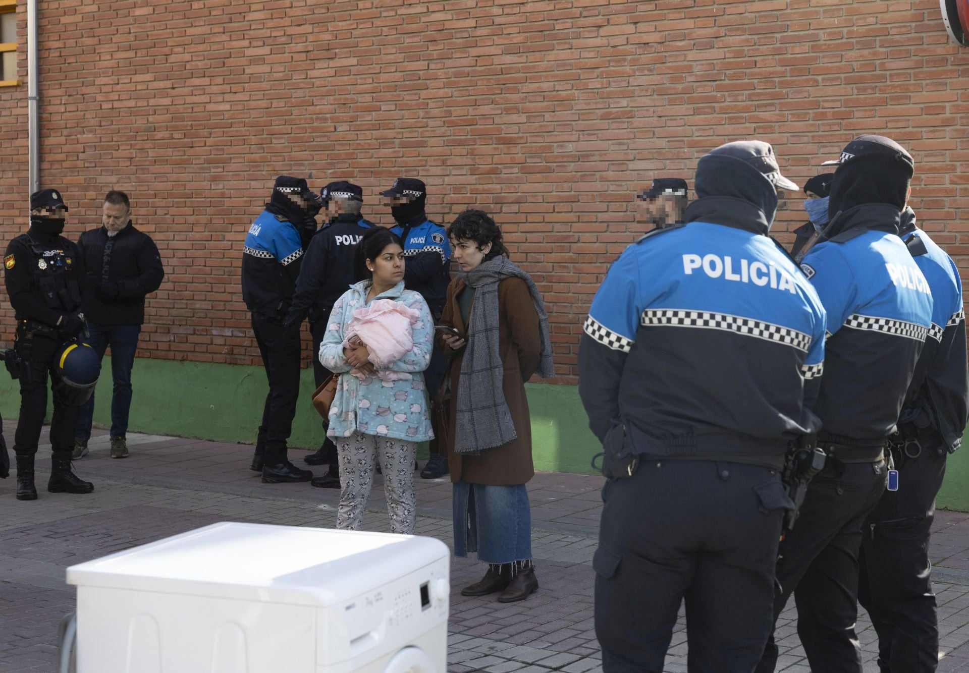 Desahucio de Verónica en el Barrio España