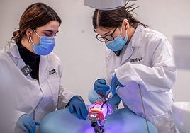 Alumnos de iLERNA Valladolid en prácticas.