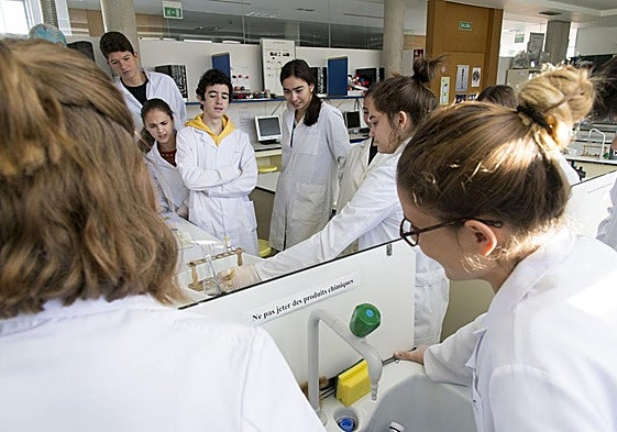 Alumnos del Liceo Francés de Castilla y León.
