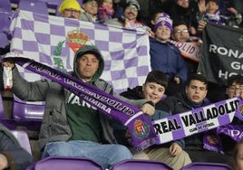 Imágenes de las gradas de Zorrilla en el Real Valladolid - UD Las Palmas