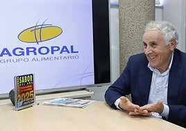 César Reales, en la sede de Agropal durante la entrevista.