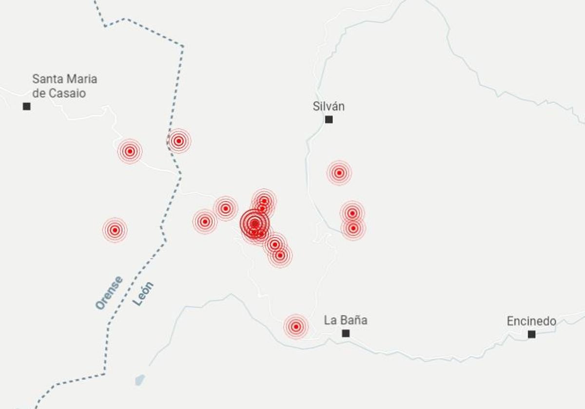 La tierra de León tiembla: 14 terremotos sacuden La Cabrera de madrugada