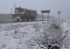 Nieve en la provincia de Ávila.
