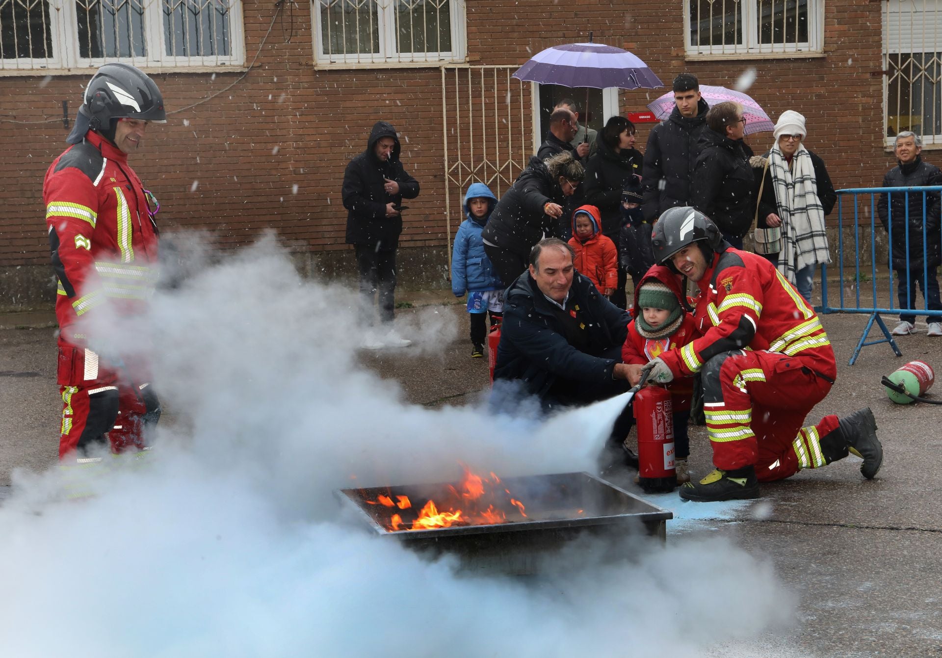 Jornada de puertas abiertas en el Parque de Bomberos de Palencia