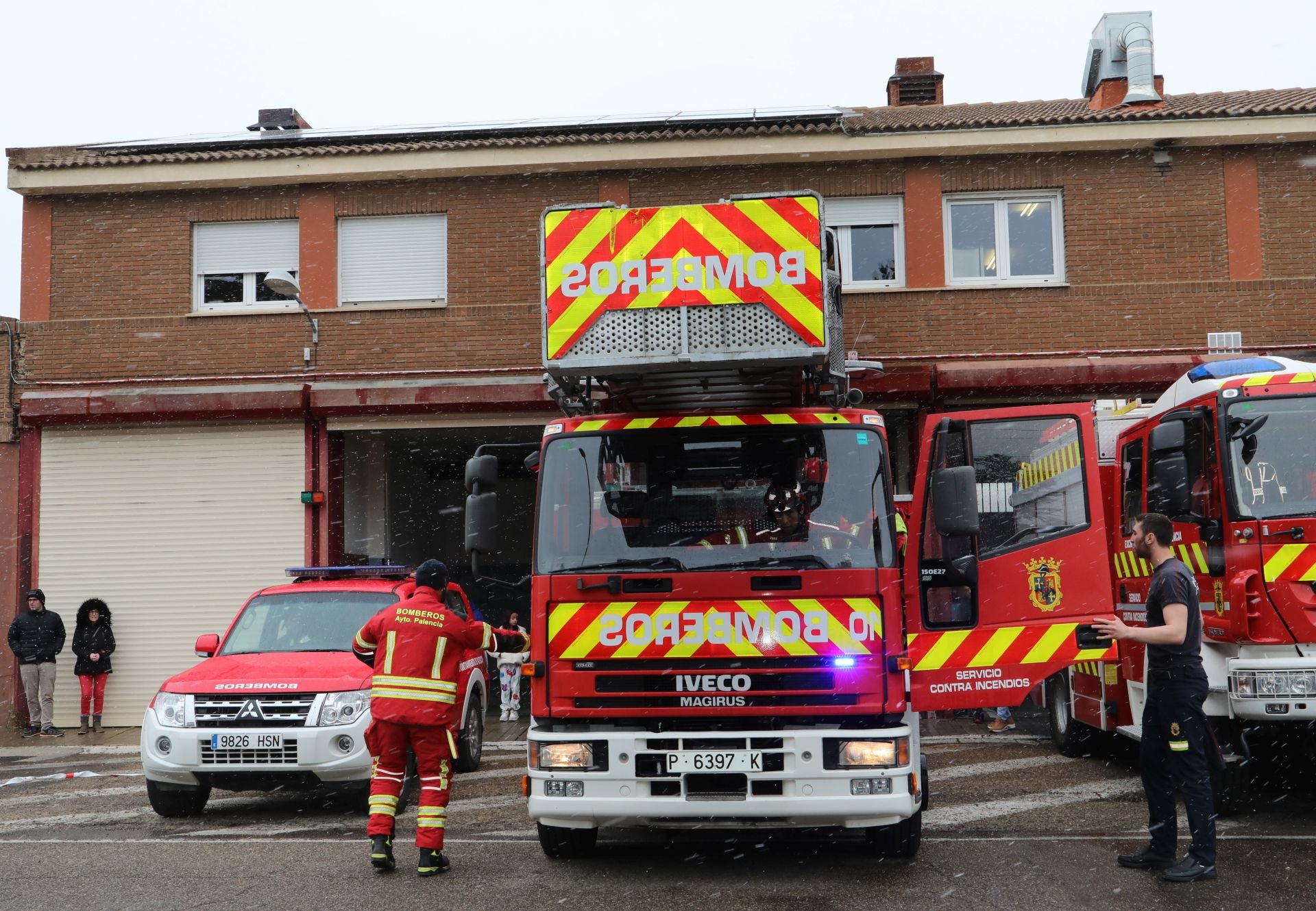 Jornada de puertas abiertas en el Parque de Bomberos de Palencia