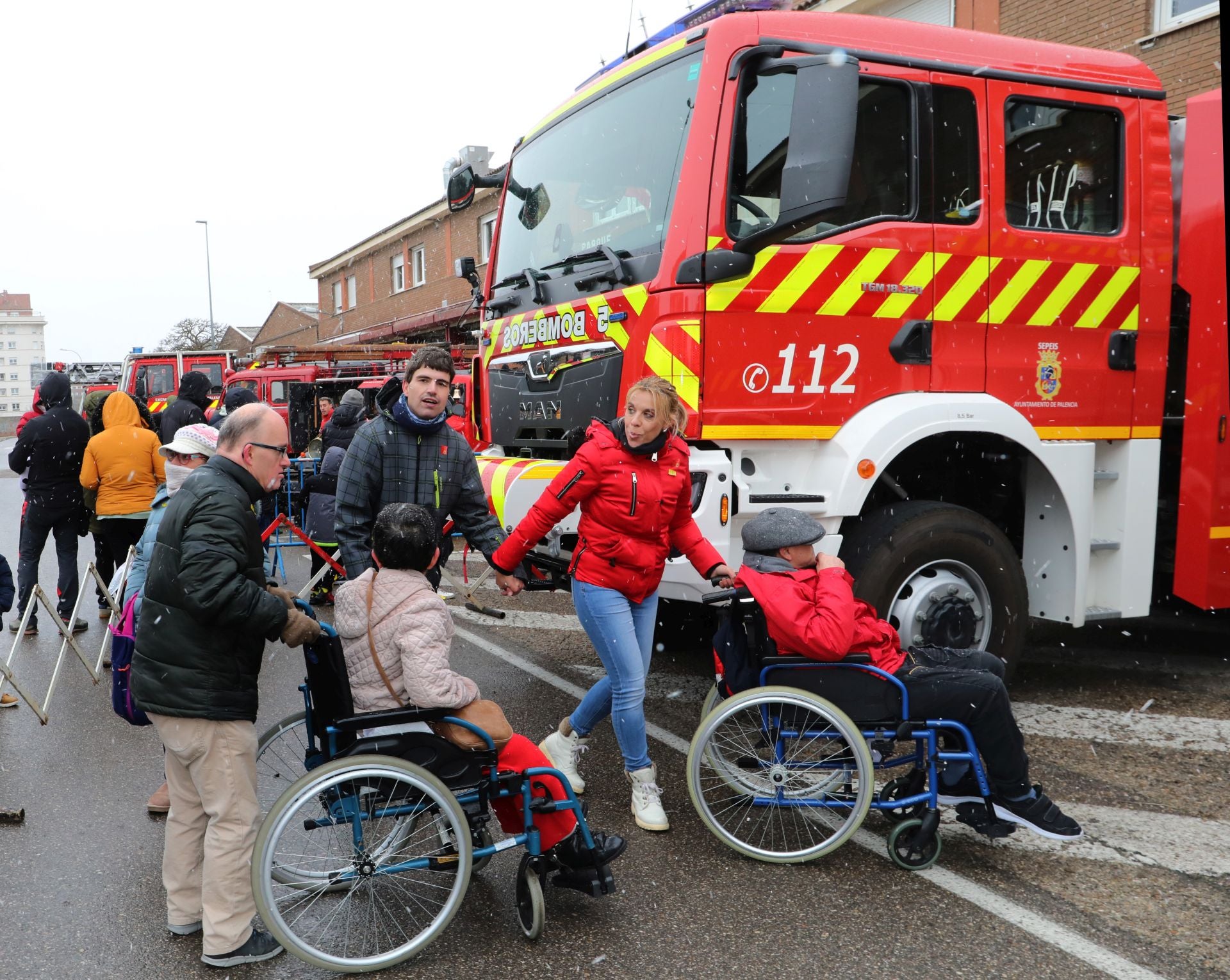 Jornada de puertas abiertas en el Parque de Bomberos de Palencia