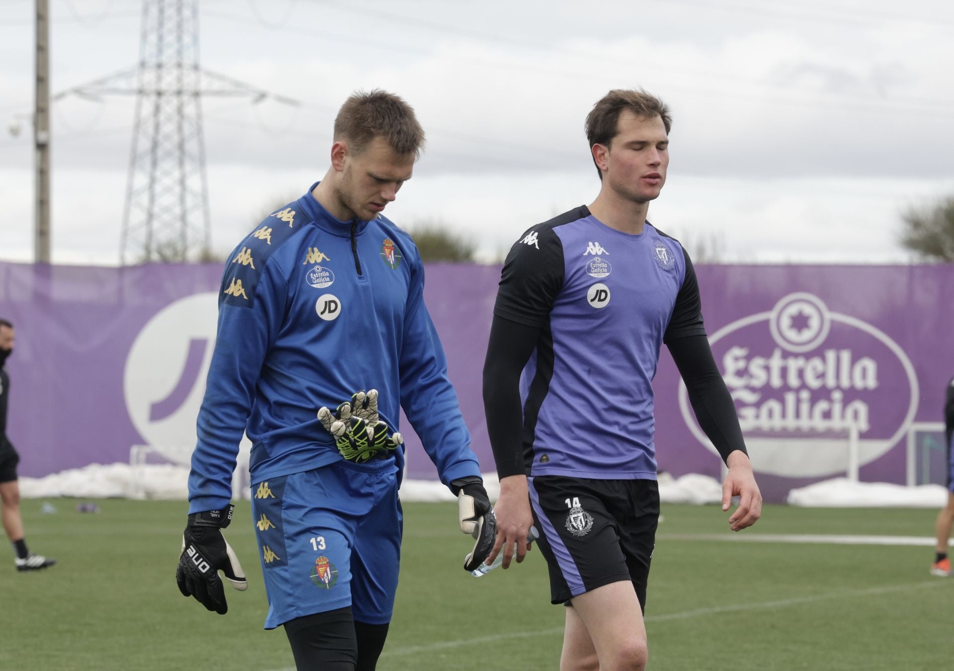 El entrenamiento a puerta abierta del Real Valladolid, en imágenes