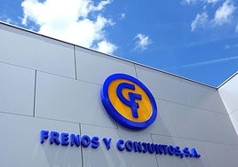 Fachada de la empresa Frenos y Conjuntos, perteneciente a Lingotes Especiales.