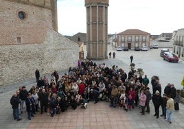 Participantes en los actos para celebrar el centenario de Genara Sanz.