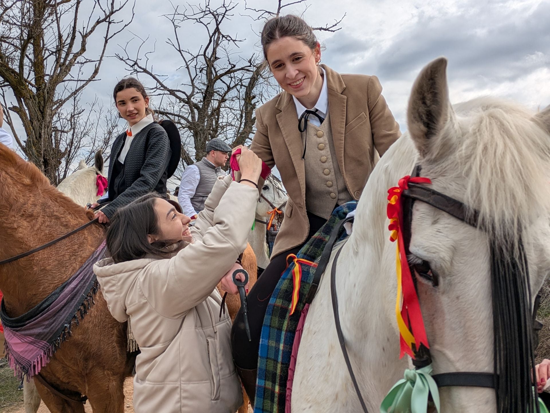 Carrera de cintas a caballo en Torrelobatón