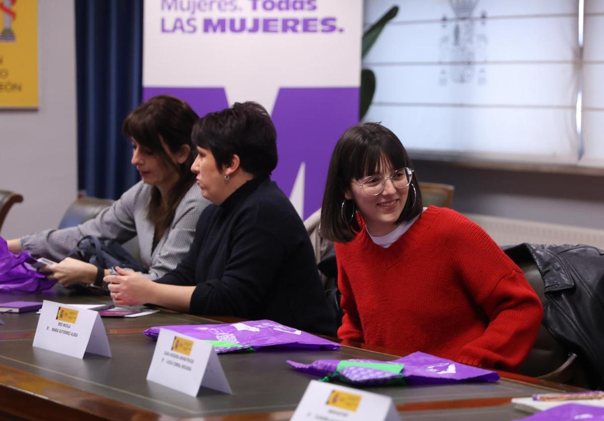 Mesa de trabajo en la Subdelegación del Gobierno.