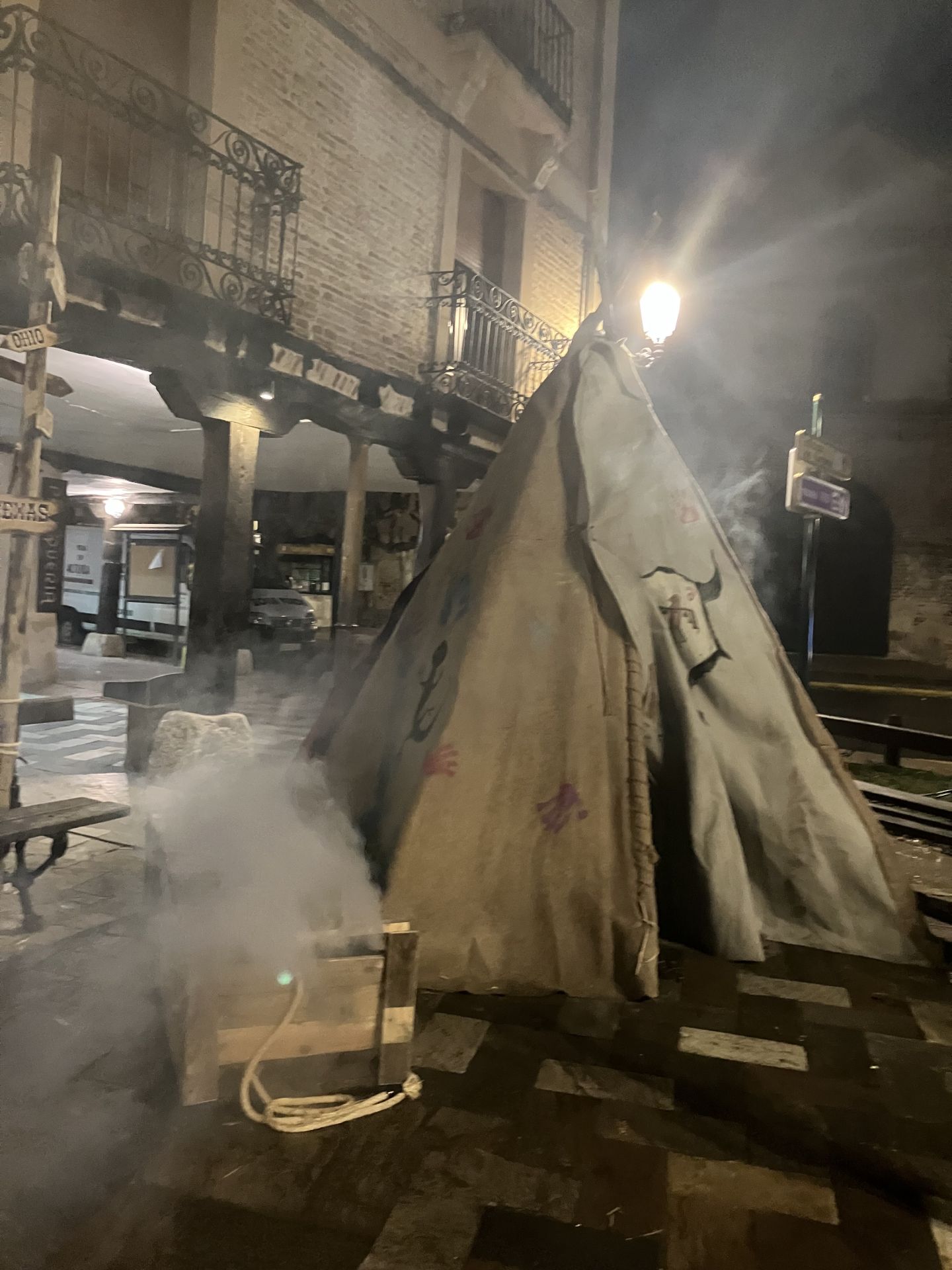 Fantasía en las calles de Saldaña
