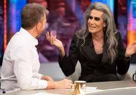 Mario Vaquerizo con Pablo Motos en 'El Hormiguero'.