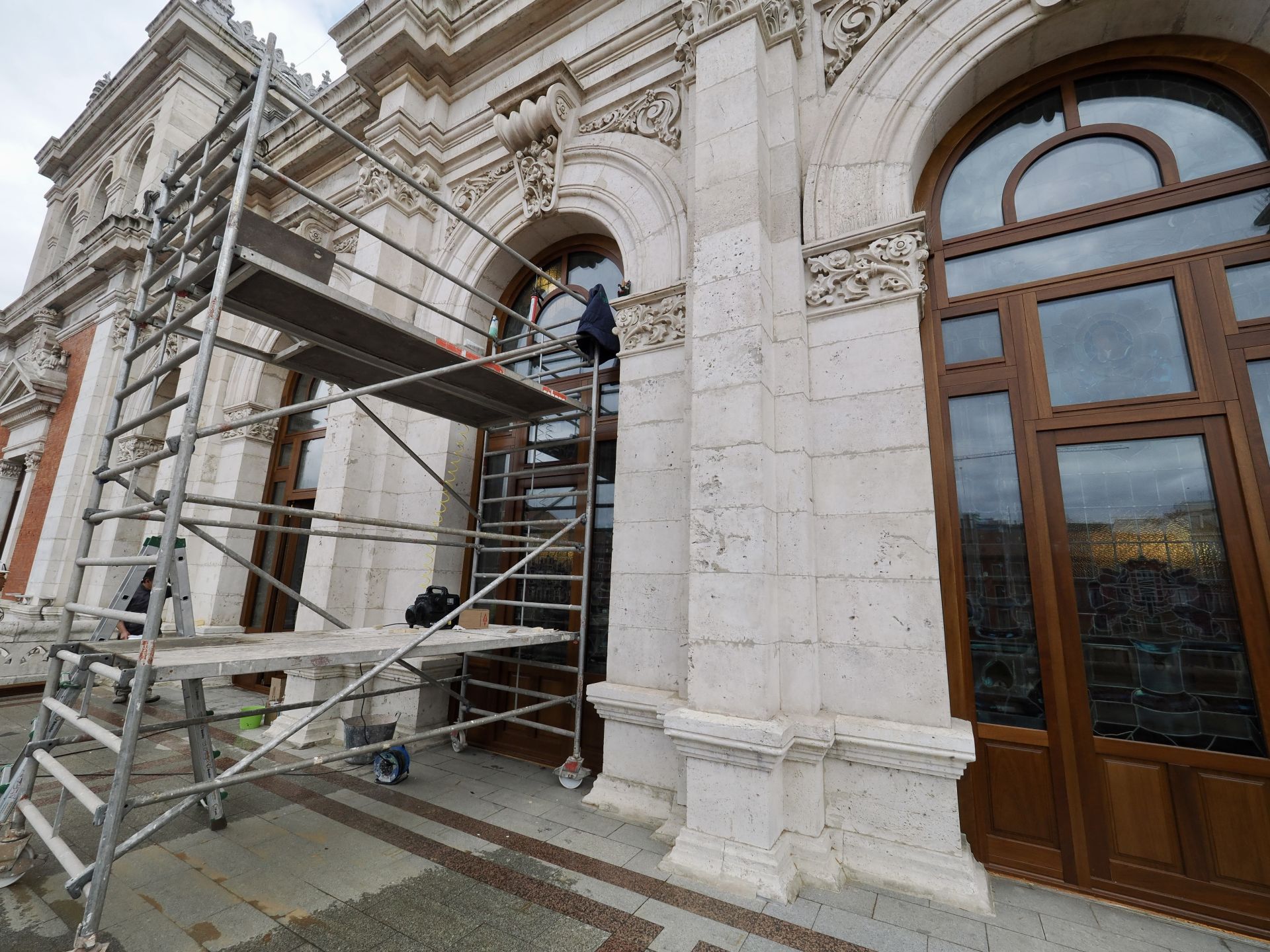 Las imágenes de las obras del ayuntamiento de Valladolid
