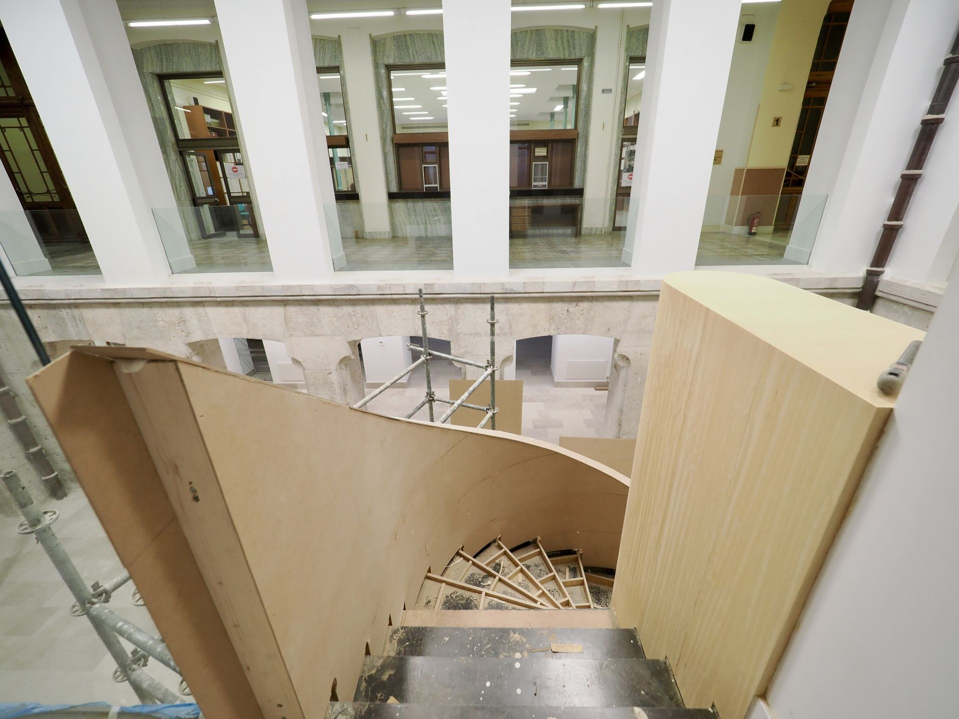 Las imágenes de las obras del ayuntamiento de Valladolid